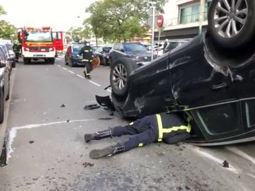 Un conductor octogenario pierde el control de su coche y atropella a una mujer en Pozuelo (Madrid) 