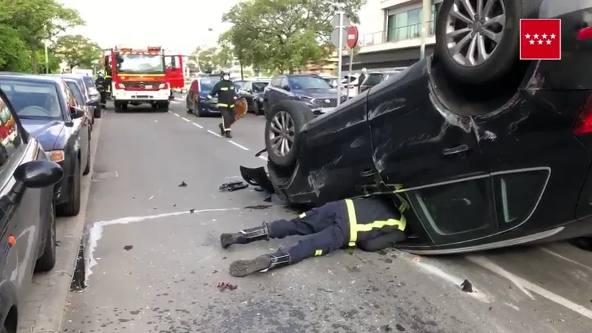 Un conductor octogenario pierde el control de su coche y atropella a una mujer en Pozuelo (Madrid) 