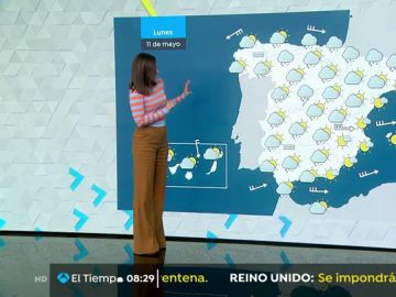 La previsión del tiempo.