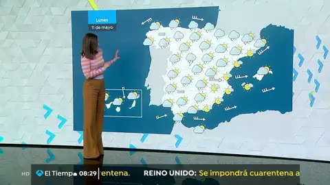 La previsión del tiempo. tiempo