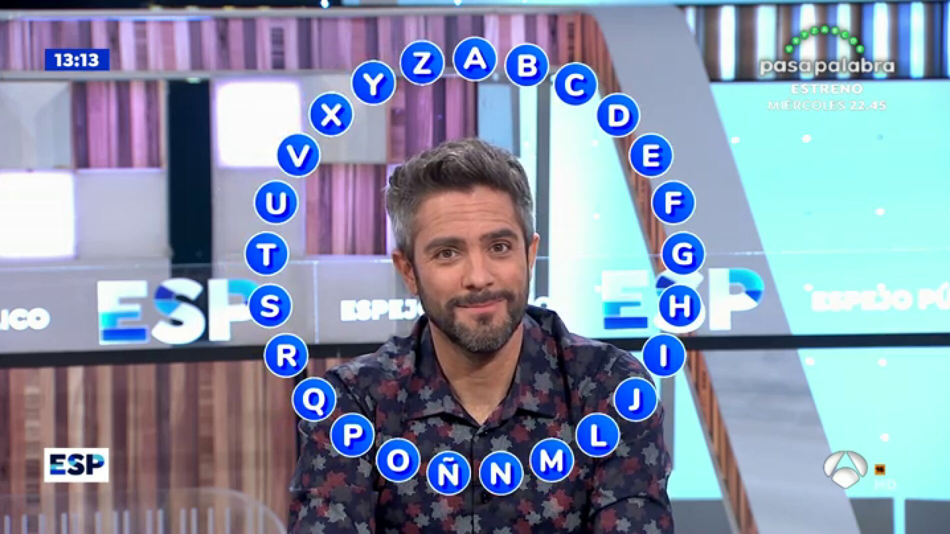Roberto Leal anuncia que 'Pasapalabra' llegar&aacute; a las tardes de Antena 3 desde el pr&oacute;ximo lunes a las 20:00 horas