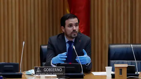El ministro de Consumo, Alberto Garzón, comparece en la Comisión de Sanidad y Consumo del Congreso. El ministro de Consumo, Alberto Garzón, comparece en la Comisión de Sanidad y Consumo del Congreso.