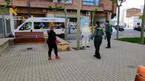 La mujer con posible coronavirus en Calahorra La mujer con posible coronavirus en Calahorra