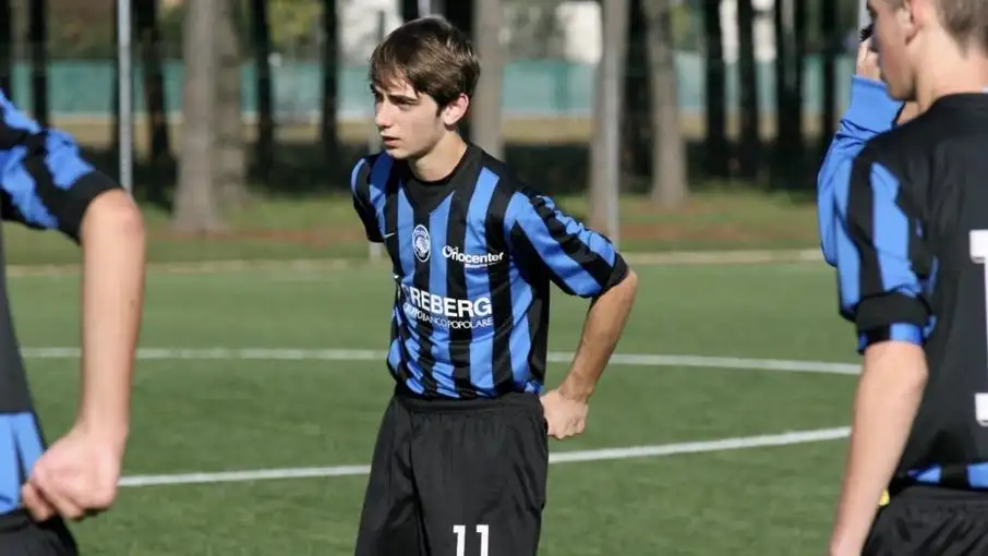 Andrea Rinaldi, en un partido del Atalanta Andrea Rinaldi, en un partido del Atalanta