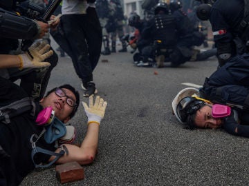La pamplonesa Susana Vera gana el Pulitzer con esta fotografía de los disturbios de Hong Kong