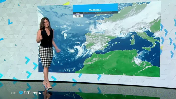 La previsión del tiempo. temporal