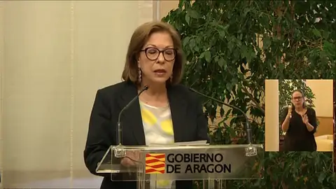 Dimite la consejera de Sanidad de Aragón Coronavirus