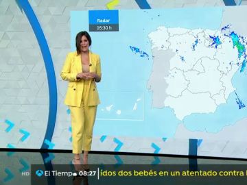 La previsión del tiempo.