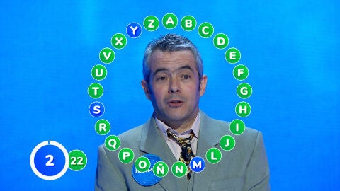 El primer rosco de ‘Pasapalabra’: Juampe se luce con una magistral jugada