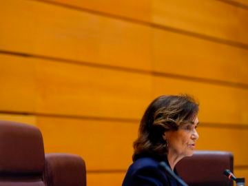 La vicepresidenta primera del Gobierno, Carmen Calvo