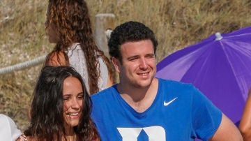 Aléx Lequio y su novia, Carolina Monje Aléx Lequio y su novia, Carolina Monje