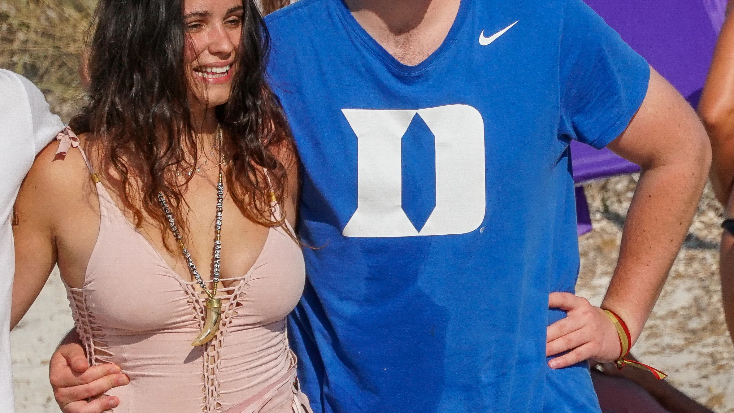 Aléx Lequio y su novia, Carolina Monje 