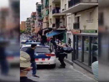 Multitudinaria pelea en Badalona