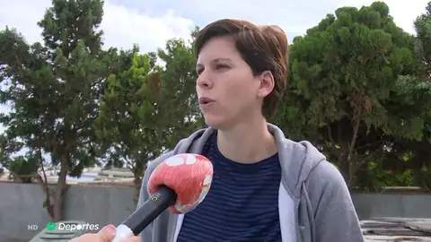 Patricia Cabrera, jugador del Baxi Ferrol que viajó en el polémico vuelo Madrid-Gran Canaria: "Fue increíble en las circunstancias en las que estamos" Patricia Cabrera, jugador del Baxi Ferrol que viajó en el polémico vuelo Madrid-Gran Canaria: "Fue increíble en las circunstancias en las que estamos"