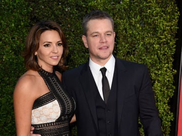 Matt Damon y su mujer, Luciana Barroso