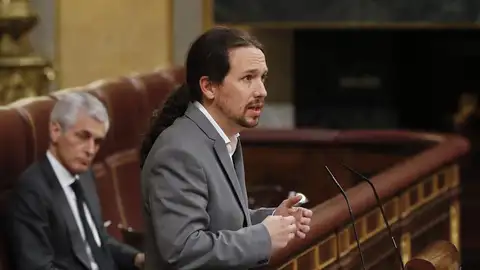 Pablo Iglesias, en el Congreso Pablo Iglesias, en el Congreso