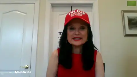 Jo-Ann Chase: "Creo que el presidente Trump va a ser reelegido en nombre de Jesús" Jo-Ann Chase: "Creo que el presidente Trump va a ser reelegido en nombre de Jesús"