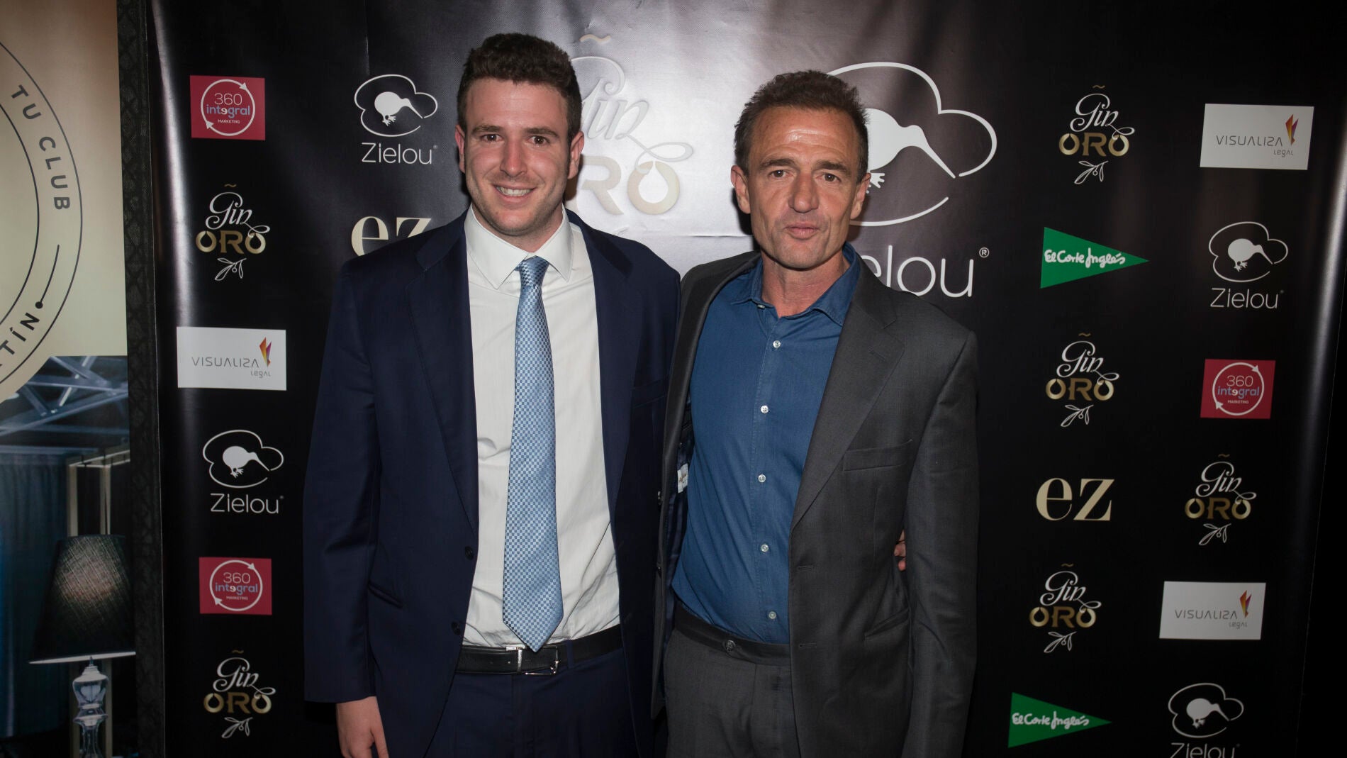 Álex Lequio junto a su padre Alessandro Lequio 