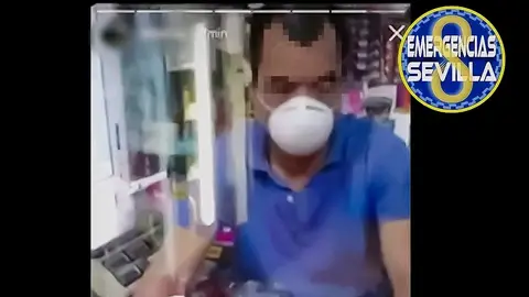 Captura del vídeo subido en redes Captura del vídeo subido en redes