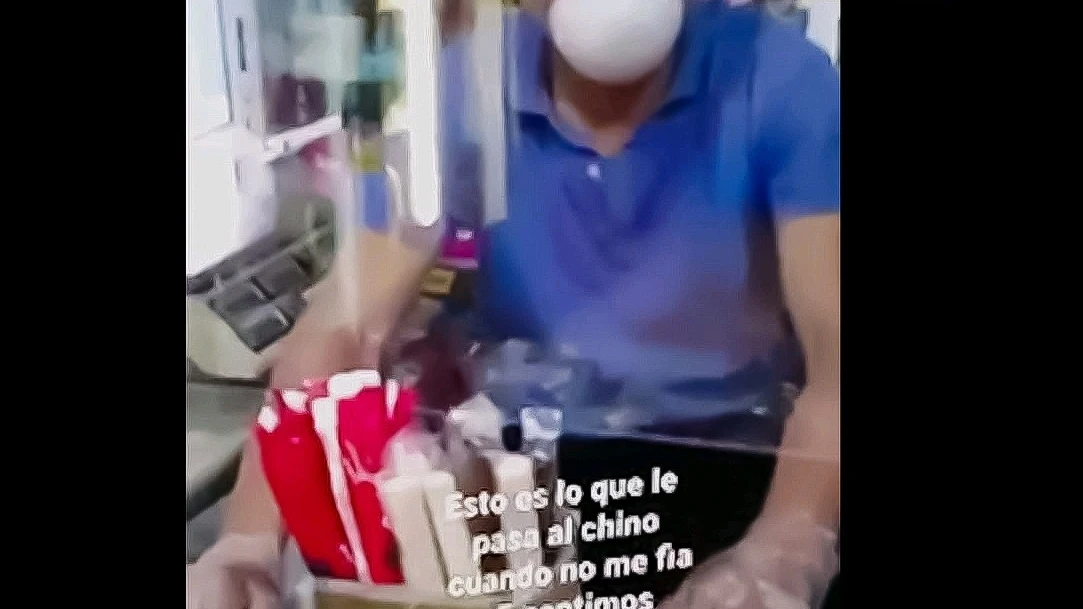 Captura del v&iacute;deo subido en redes 