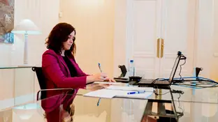 La presidenta de la Comunidad de Madrid, Isabel Díaz Ayuso La presidenta de la Comunidad de Madrid, Isabel Díaz Ayuso