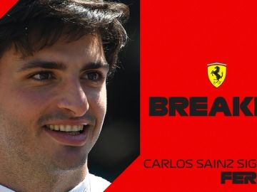 Carlos Sainz, nuevo piloto de Ferrari