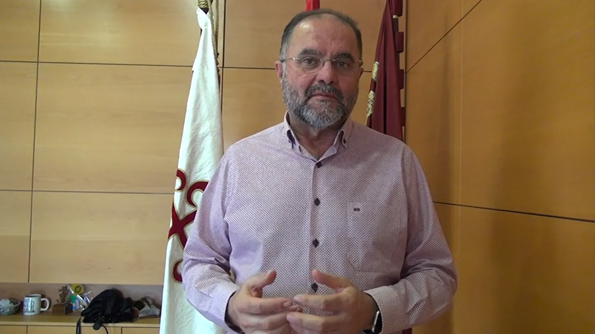 Juan Jos&eacute; C&aacute;novas, alcalde de Totana