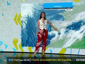 La previsión del tiempo.