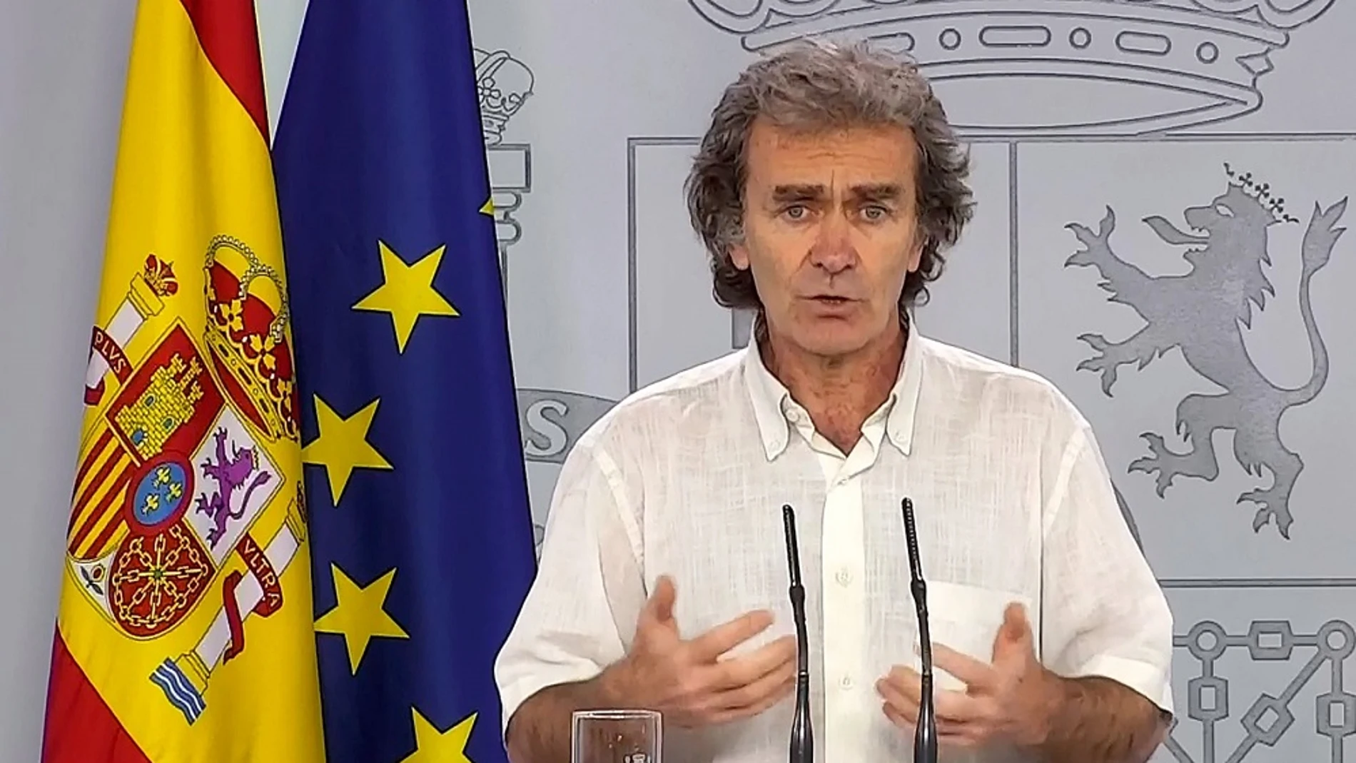 Fernando Simón comparece desde La Moncloa Fernando Simón comparece desde La Moncloa