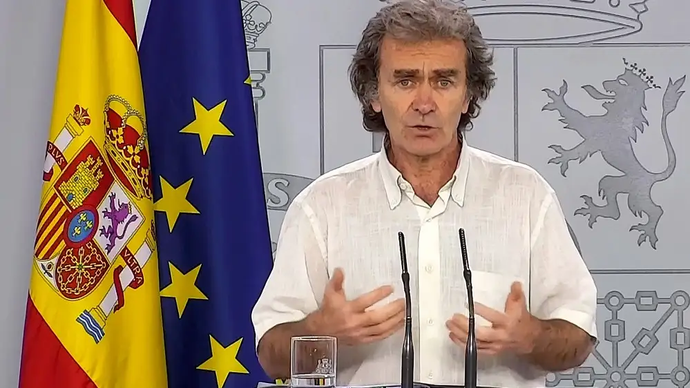 Fernando Simón comparece desde La Moncloa Fernando Simón comparece desde La Moncloa