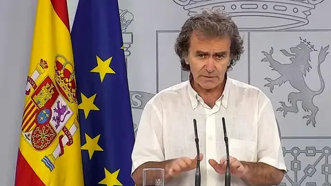 Fernando Simón en rueda de prensa (Archivo) Fernando Simón en rueda de prensa (Archivo)