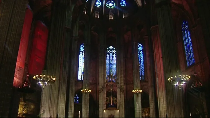 Primera Misa en la Catedral de Barcelona desde el estado de alarma por coronavirus Primera Misa en la Catedral de Barcelona desde el estado de alarma por coronavirus