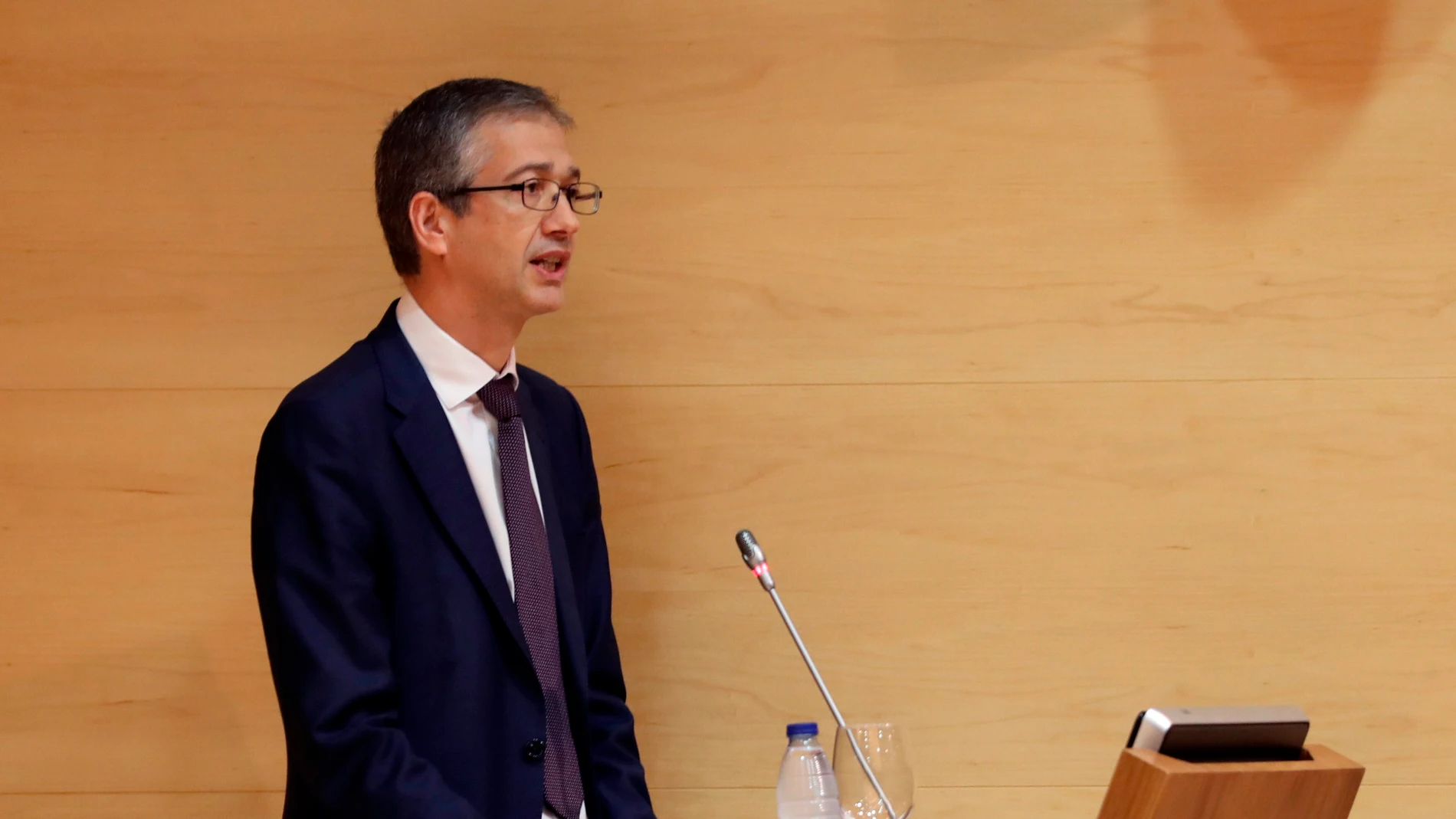 El gobernador del Banco de España, Pablo Hernández de Cos, en una imagen de archivo El gobernador del Banco de España, Pablo Hernández de Cos, en una imagen de archivo