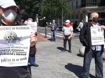 Pensionistas vascos vuelven a la calle