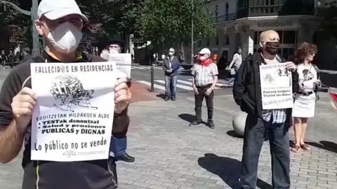 Pensionistas vascos vuelven a la calle Pensionistas vascos vuelven a la calle