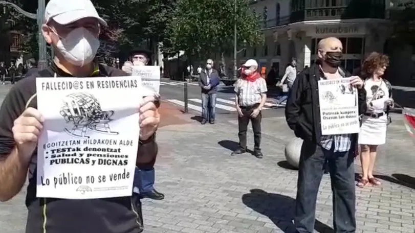 Pensionistas vascos vuelven a la calle Pensionistas vascos vuelven a la calle