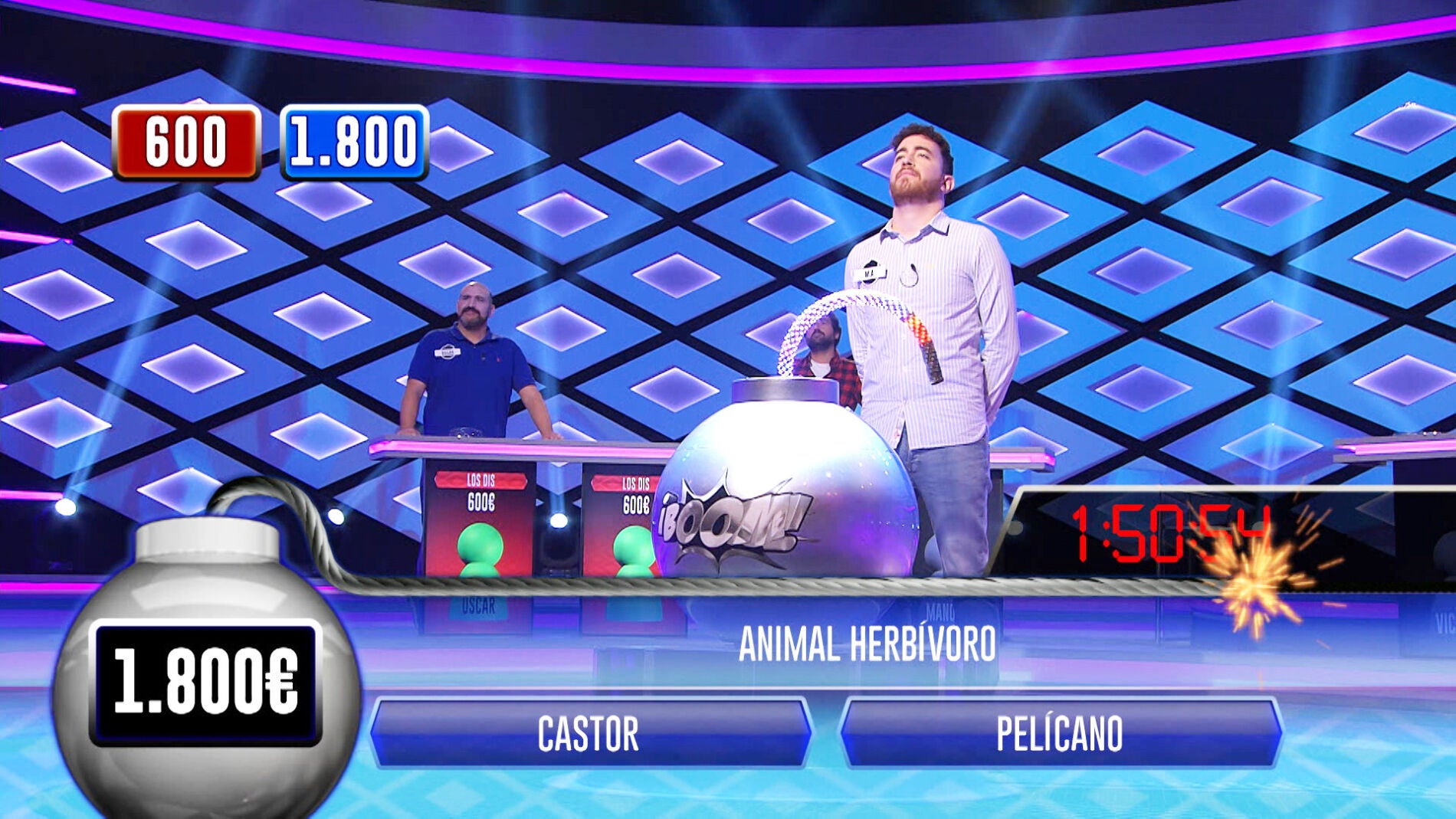 Victoria y M. A., del equipo &lsquo;Persos&rsquo;, ganan el primer duelo en &lsquo;&iexcl;Boom!&rsquo; contra &Oacute;scar y Manolo