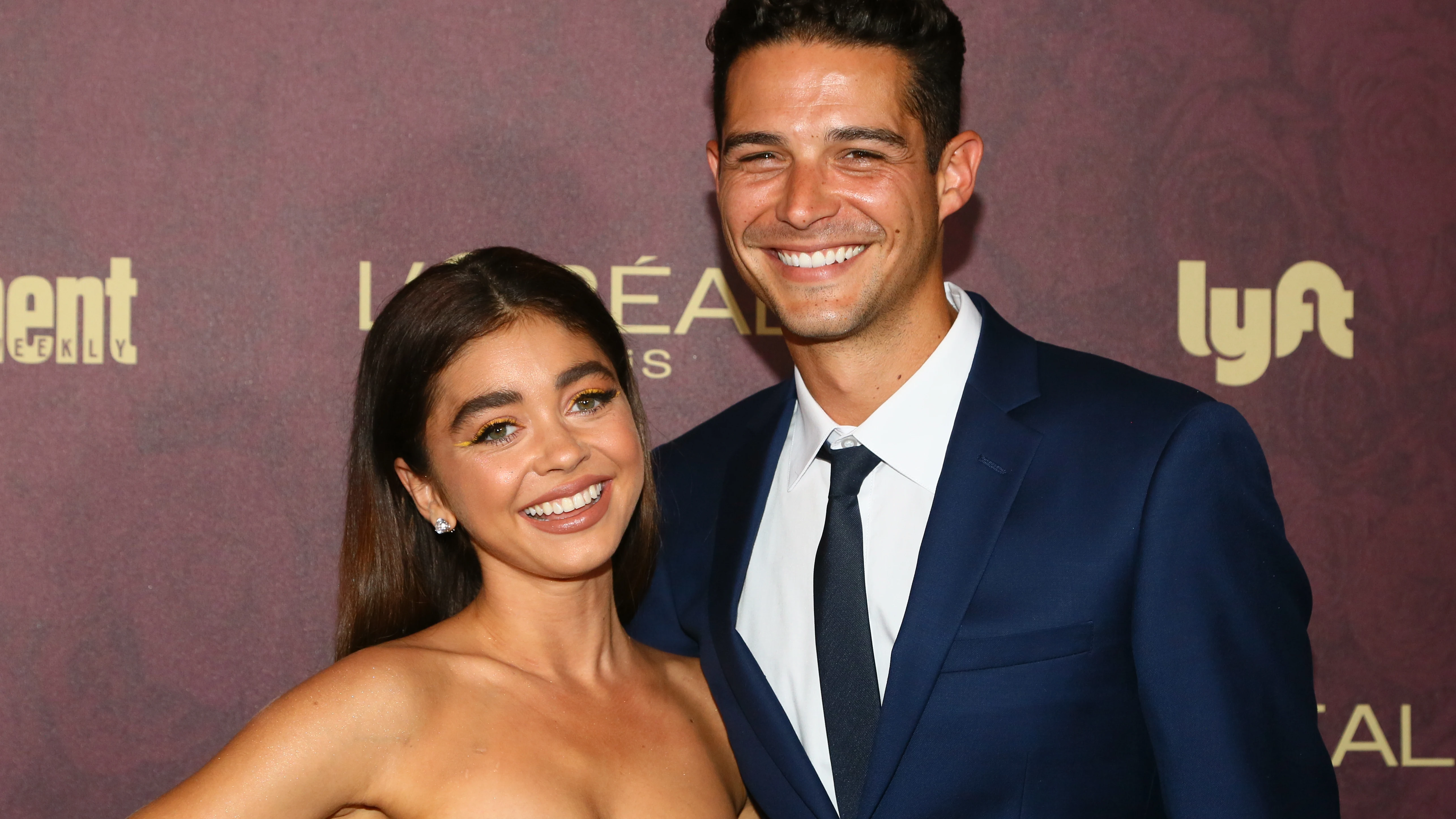 Sarah Hyland y su pareja, Wells Adams Sarah Hyland y su pareja, Wells Adams
