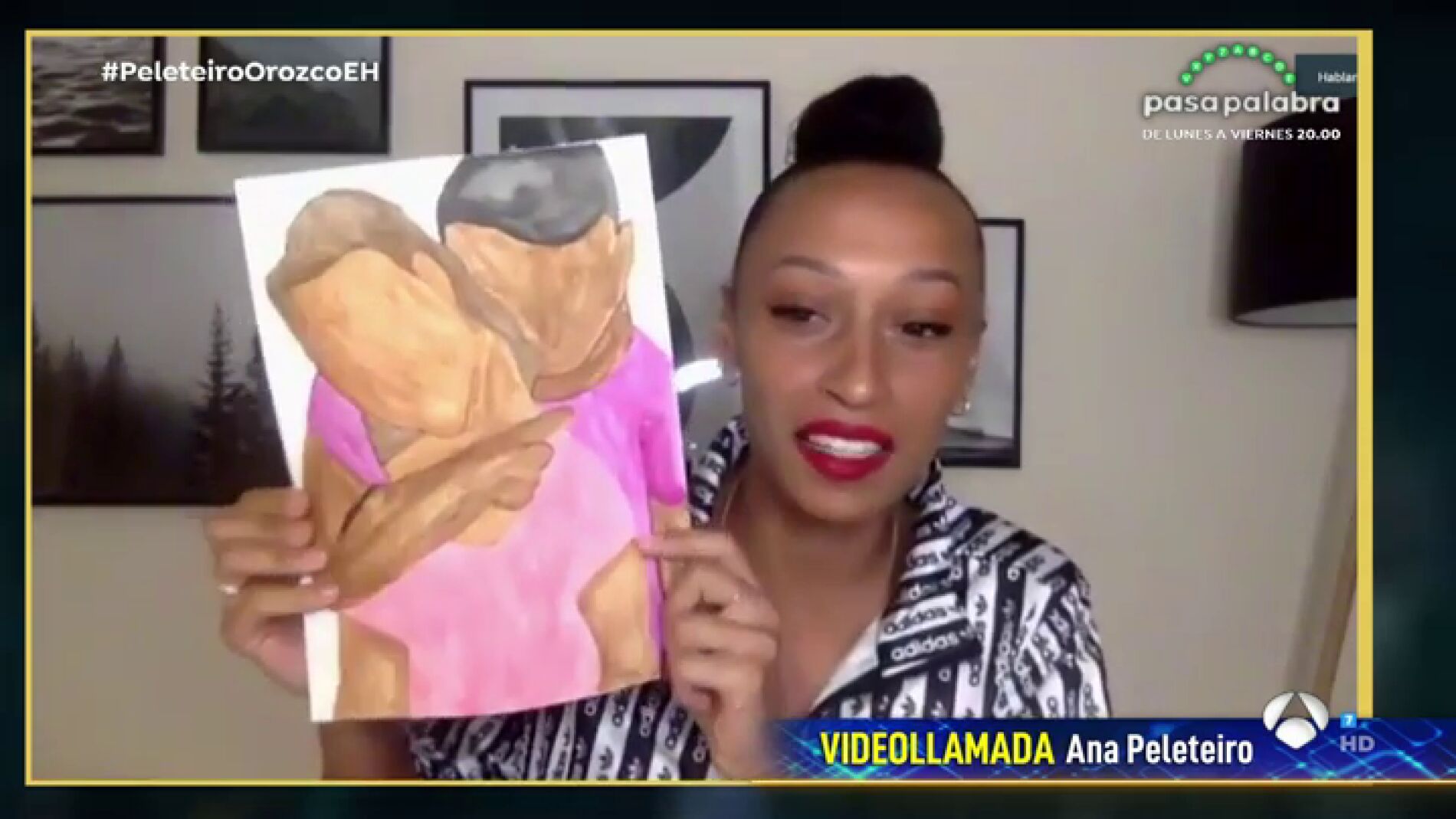 &iexcl;Toda una artista! Las obras de arte que Ana Peleteiro ha creado durante el confinamiento 