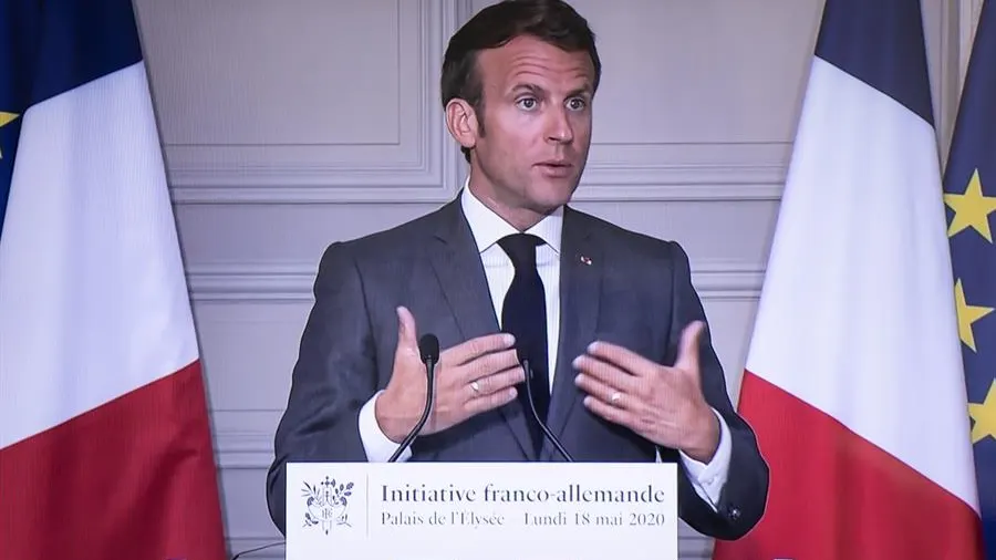 Emmanuel Macron, preguntado por la cuarentena a Espa&ntilde;a