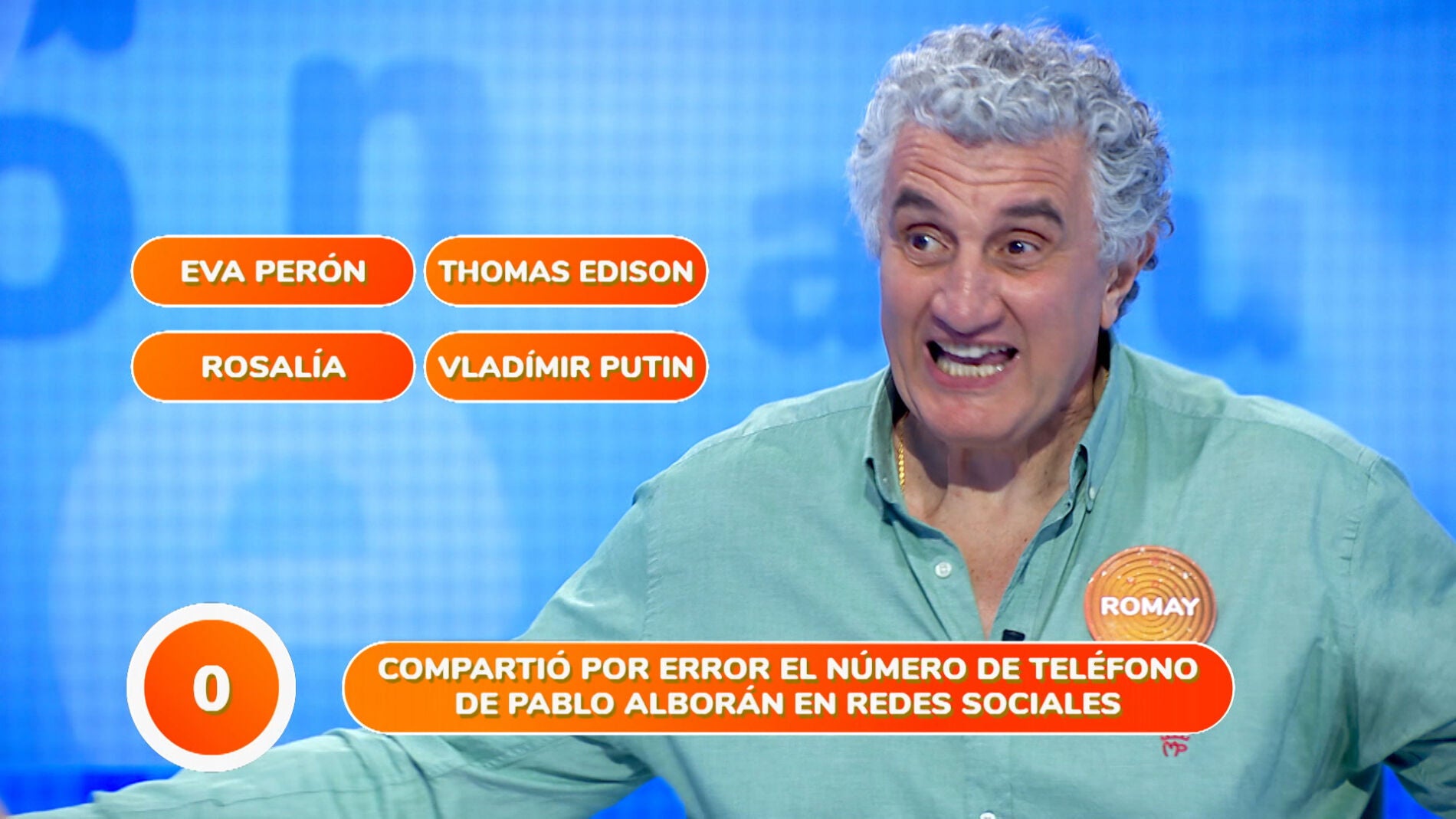  “¡Qué bestia!”, la efusiva celebración de Fernando Romay en ‘Una de Cuatro’