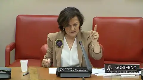 Carmen Calvo explica la expansión del coronavirus La teoría de la latitud