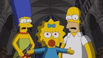 Maggie, Marge y Homer en 'Los Simpson' Maggie, Marge y Homer en 'Los Simpson'