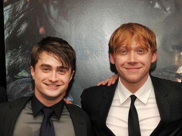 Daniel Radcliffe y Rupert Grint son Harry Potter y Ron Weasley