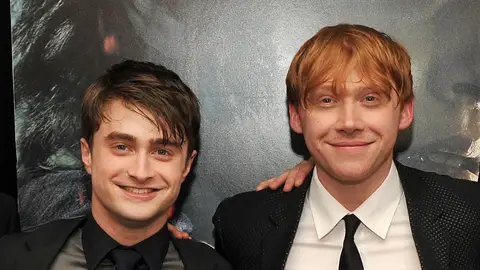 Daniel Radcliffe y Rupert Grint son Harry Potter y Ron Weasley Daniel Radcliffe y Rupert Grint son Harry Potter y Ron Weasley