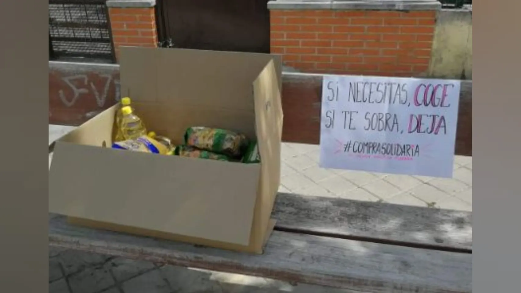 Cesta solidaria por el coronavirus