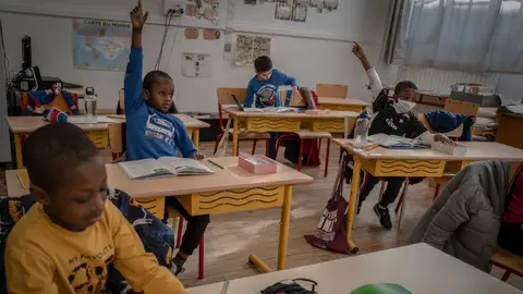 Una escuela de Francia reabre tras el coronavirus Una escuela de Francia reabre tras el coronavirus