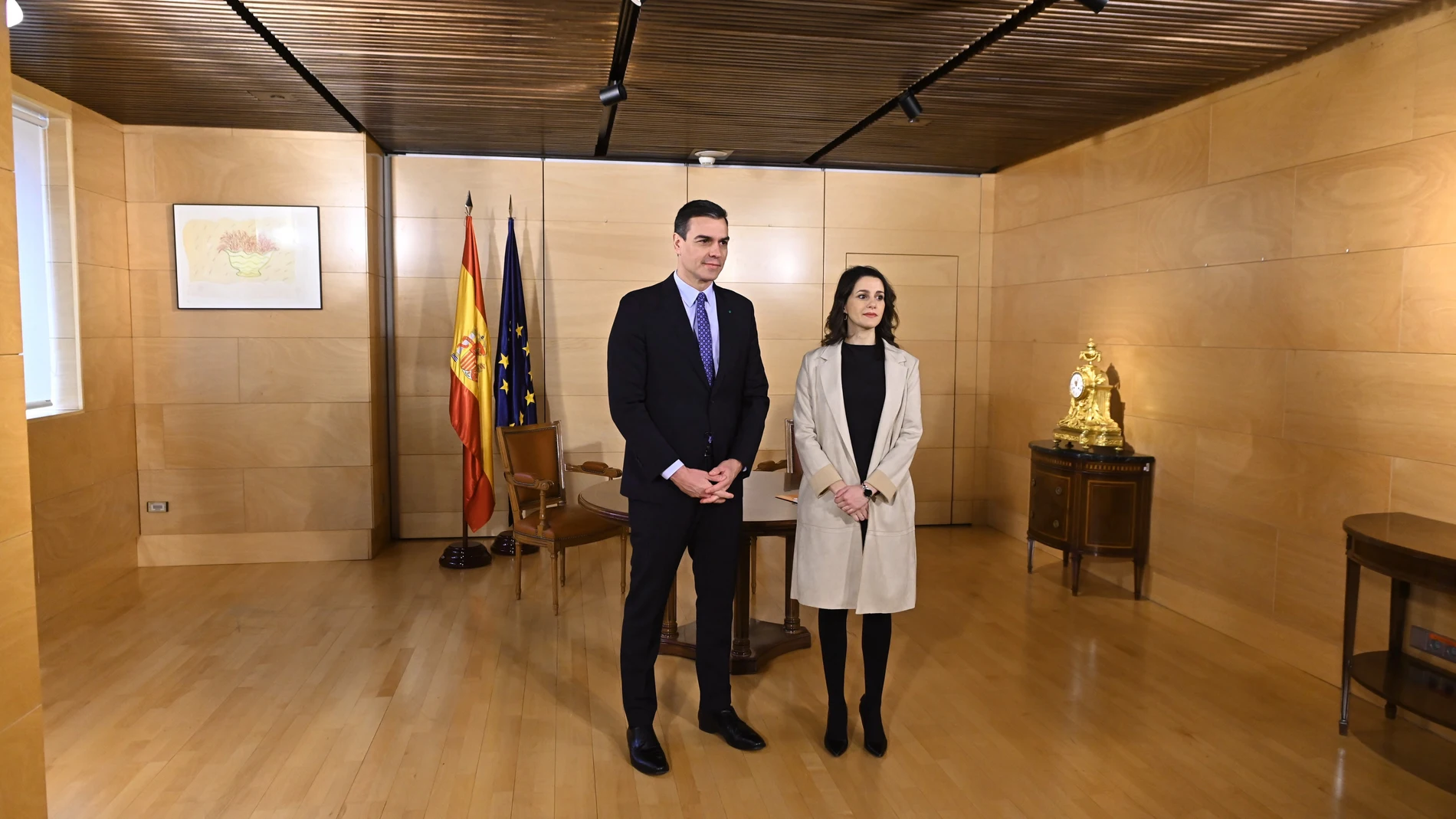 Pedro Sánchez e Inés Arrimadas Pedro Sánchez e Inés Arrimadas