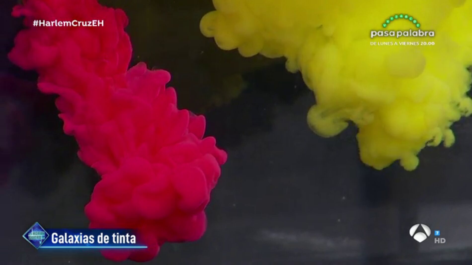 El m&aacute;gico momento en el que Marron logra crear una galaxia de tinta en 'El Hormiguero 3.0'