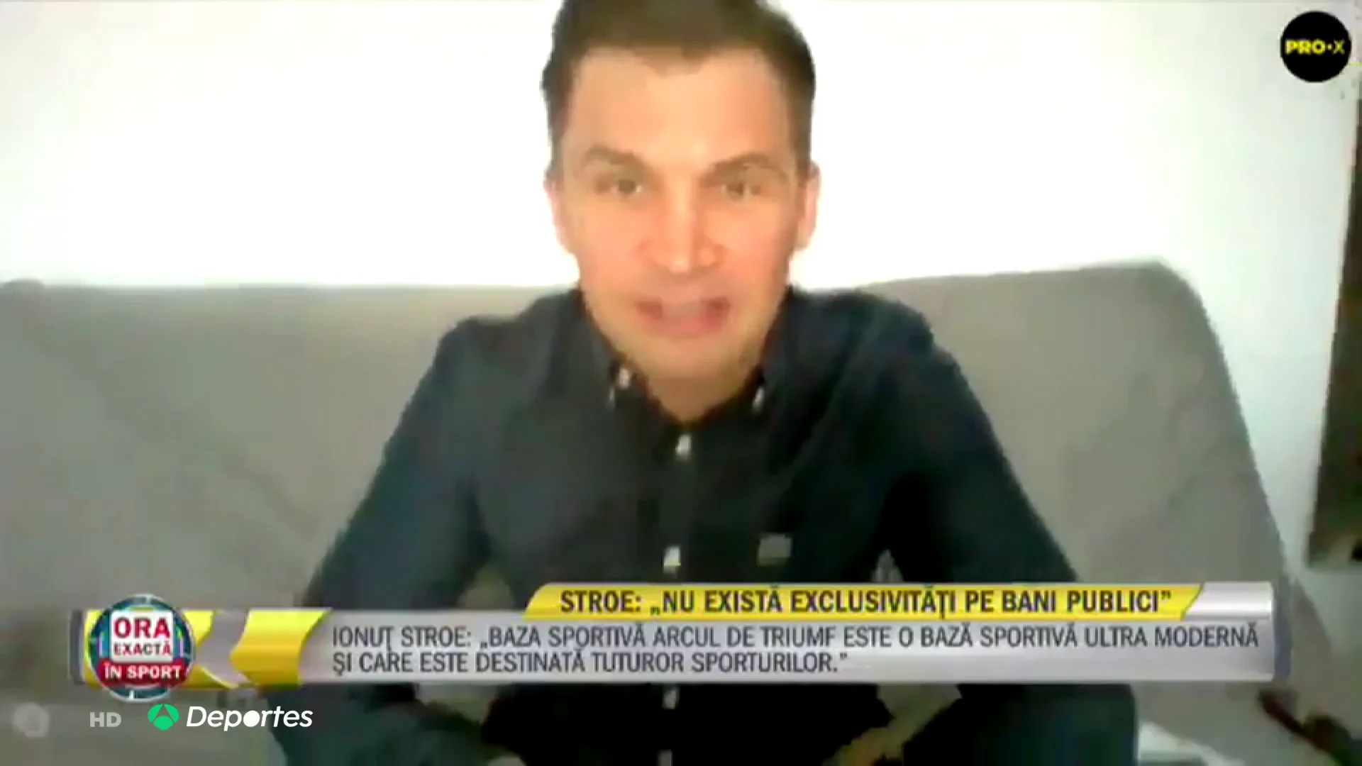 La pillada en directo al ministro de deportes de Ruman&iacute;a, se le cae c&aacute;mara y est&aacute; en calzoncillos